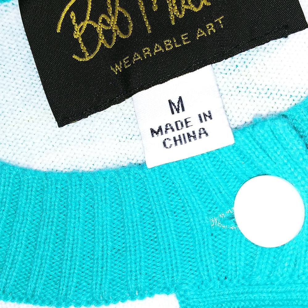 Bob Mackie Wearable Art Cardigan - image 4